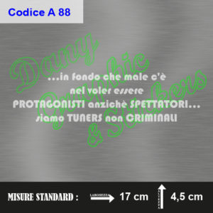 A 88 FRASE SIAMO TUNERS