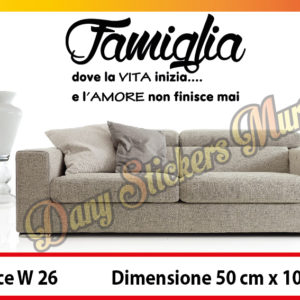 W 26 FAMIGLIA
