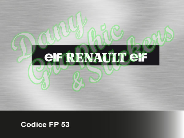 FP 53 FASCIA PARASOLE ELF RENAULT