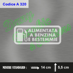 A 320 ALIMENTATA A BENZINA E BESTEMMIE