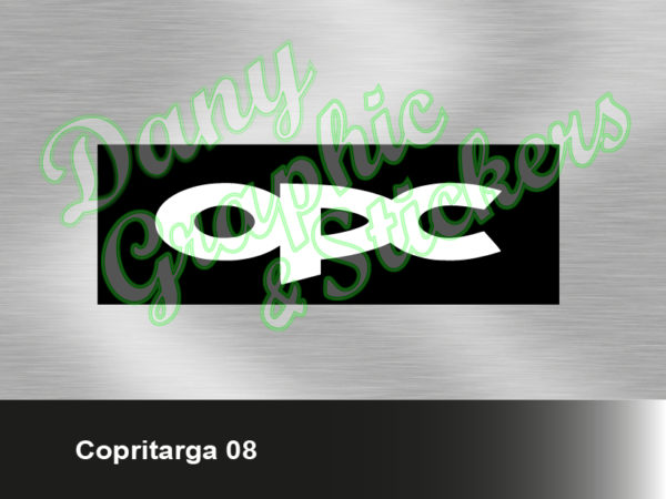 CT 08 COPRI TARGA PERSONALIZZATO OPC COPPIA