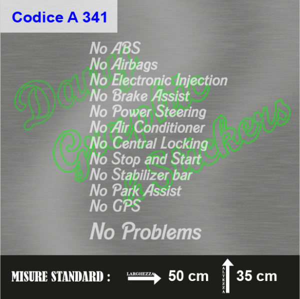 A 341 NO PROBLEMS