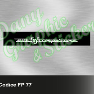 FP 77 FASCIA PARASOLE ABARTH 595 COMPETIZIONE