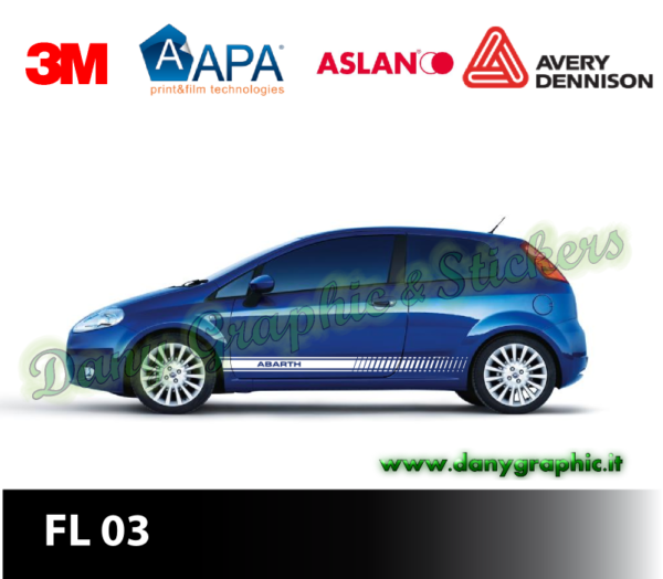 FL 03 FASCE LATERALI FIAT GRANDE PUNTO ABARTH