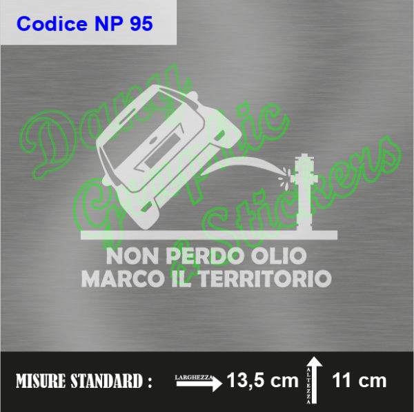 NP 95 NON PERDO OLIO FORD FIESTA MK6