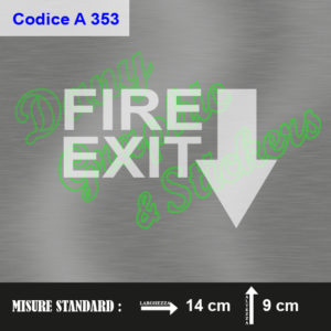 A 353 FIRE EXIT