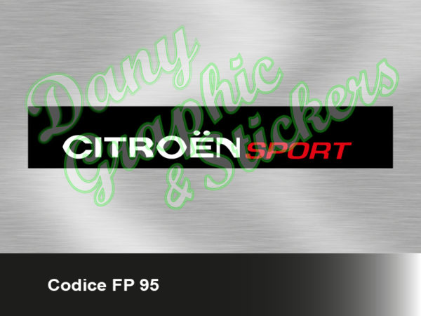 FP 95 FASCIA PARASOLE CITROEN SPORT