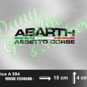 A 594 LOGO ABARTH ASSETTO CORSE