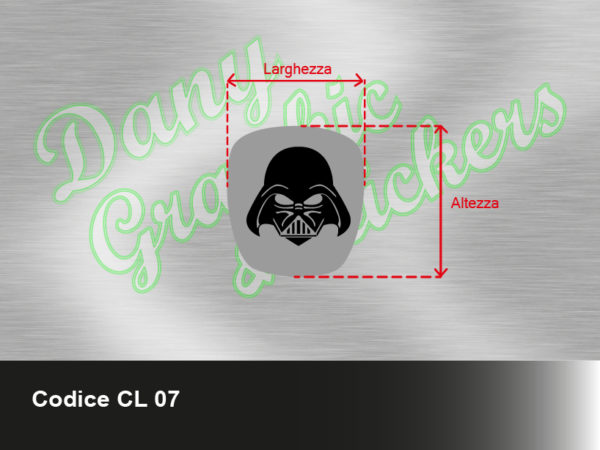 CL 07 COPRI LOGO FIAT DARTH VADER STAR WARS