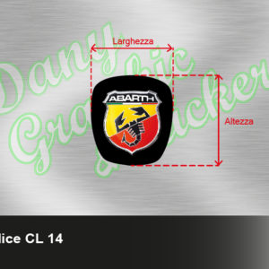 CL 14 COPRI LOGO ABARTH