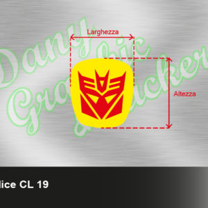 CL 19 COPRI LOGO FIAT TRANSFORMER
