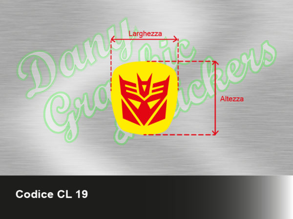 CL 19 COPRI LOGO FIAT TRANSFORMER