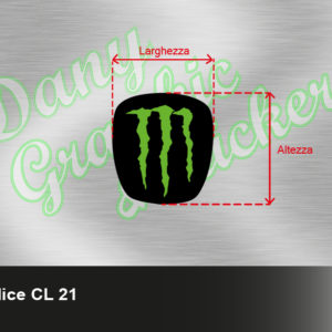 CL 21 COPRI LOGO FIAT MONSTER
