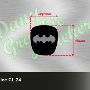 CL 24 COPRI LOGO FIAT BATMAN