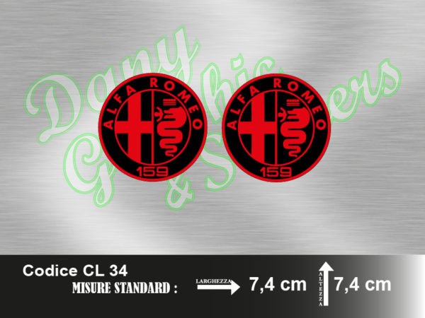 CL 34 COPPIA COPRILOGHI ALFA ROMEO 159