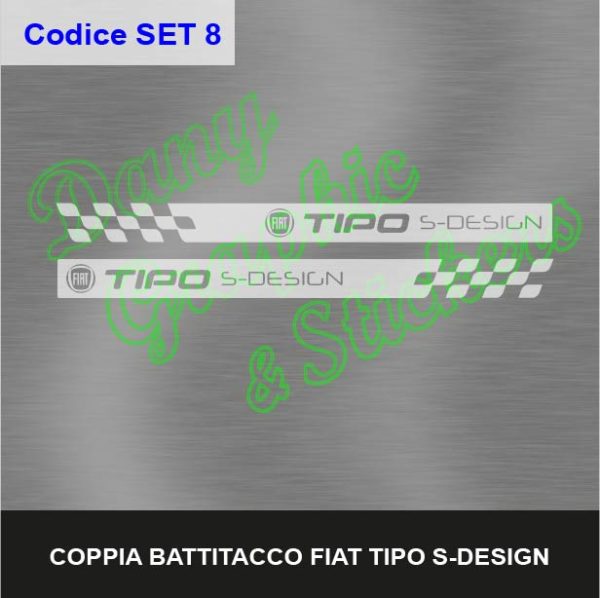 COPPIA BATTITACCO FIAT TIPO S-DESIGN