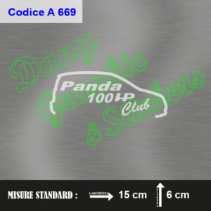 A 669 FIAT PANDA 100 HP CLUB
