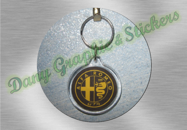P 219 PORTACHIAVI LOGO ALFA ROMEO GTA