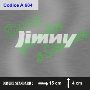 A 684 SCRITTA JIMNY