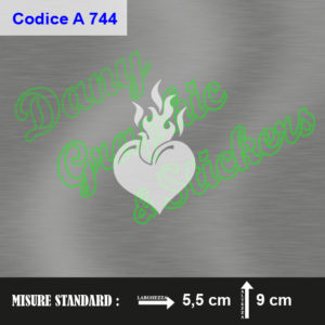 A 744 CUORE IN FIAMME