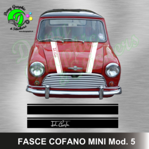 COPPIA DI FASCE PER COFANO MINI MOD. 5