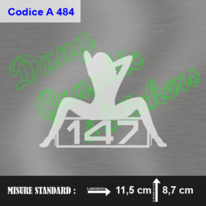 A 484 DONNA CON LOGO ALFA ROMEO 147