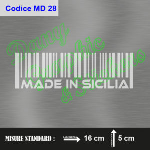 MD 28 MADE IN SICILIA