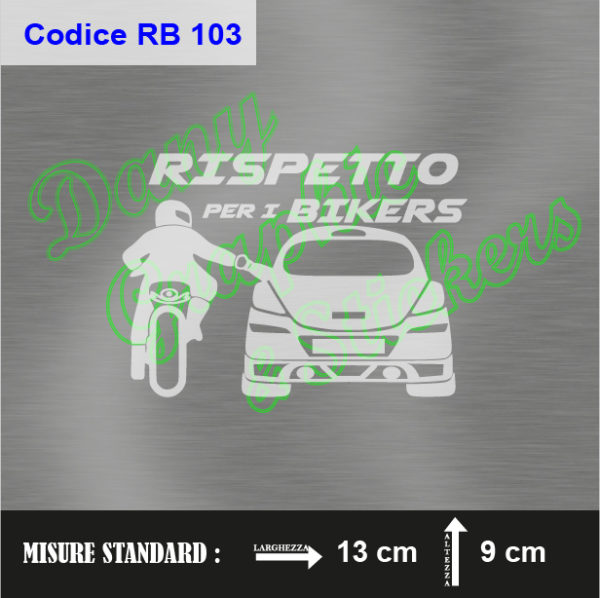 RB 103 RISPETTO PER I BIKERS OPEL CORSA OPC