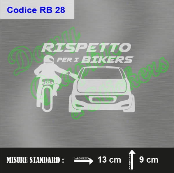 RB 28 RISPETTO PER I BIKERS PUNTO EVO