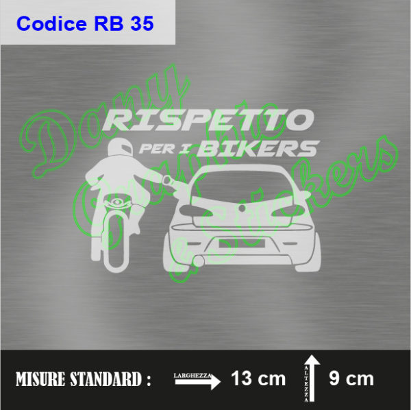 RB 35 RISPETTO PER I BIKERS ALFA 147