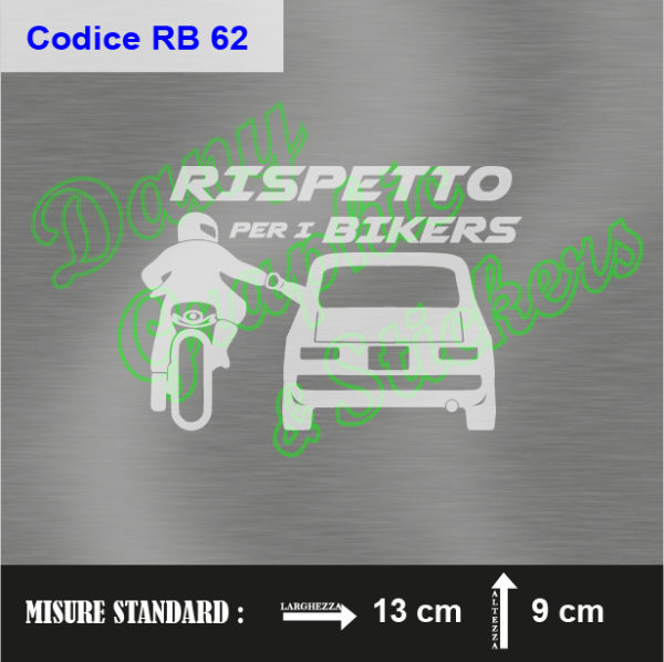 RB 62 RISPETTO PER I BIKERS FIAT 127