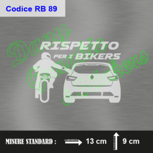 RB 89 RISPETTO PER I BIKERS RENAULT CLIO MK4