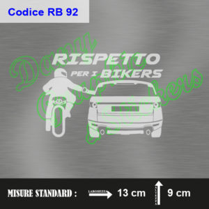 RB 92 RISPETTO PER I BIKERS RANGE ROVER EVOQUE