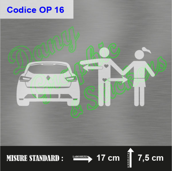 OP 16 OMINI PASSIONE AUTO DONNA RENAULT CLIO MK4