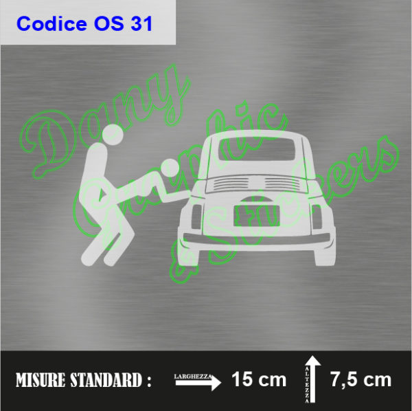 OS 31 OMINI SESSO AUTO FIAT 500 D'EPOCA