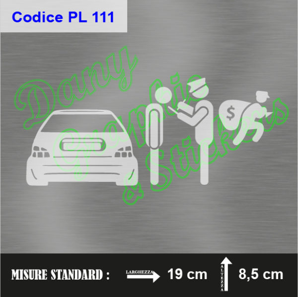 PL 111 POLIZIA LADRO CITROEN SAXO'