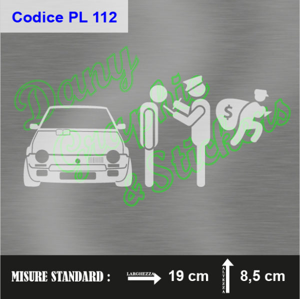 PL 112 POLIZIA LADRO FIAT RITMO FRONTALE