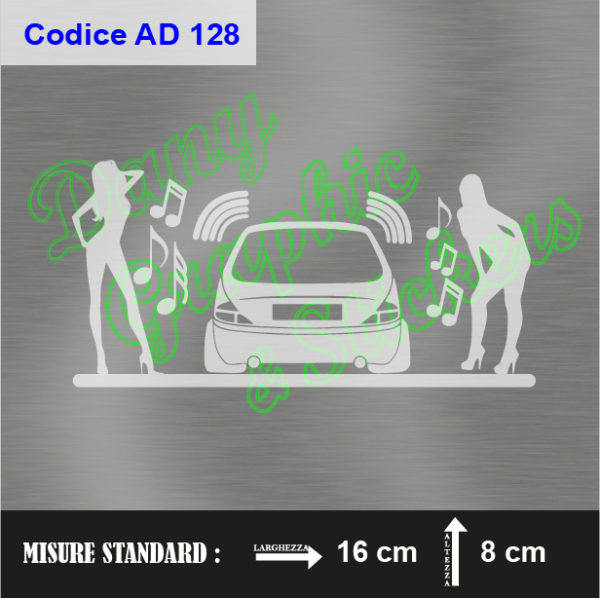 AD 128 LANCIA Y CON 2 SCARICHI CON DONNE