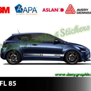 FL 85 FASCE LATERALI ALFA ROMEO MITO TRICOLORE