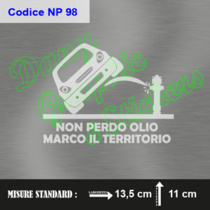 NP 98 NON PERDO OLIO FIAT BRAVO