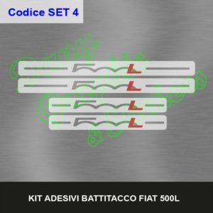 SET 4 - KIT BATTITACCO FIAT 500L