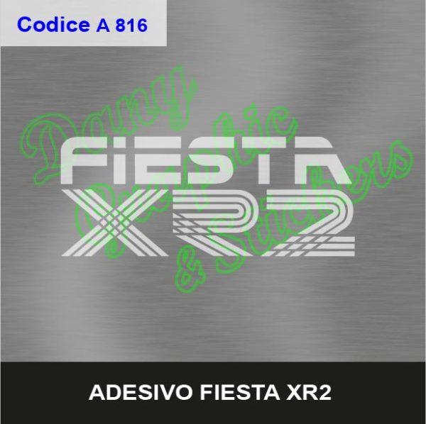 A 816 ADESIVO FORD FIESTA XR2