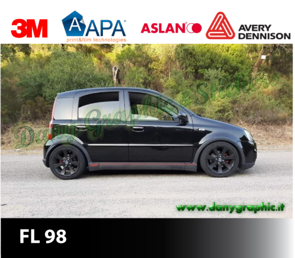FL 98 KIT ADESIVI MINIGONNE FIAT PANDA 100 HP