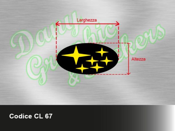 CL 67 COPRI LOGO SUBARU