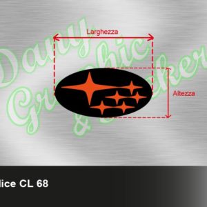 CL 68 COPRI LOGO SUBARU  NEW