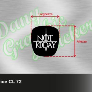 CL 72 COPRI LOGO FIAT NOT TODAY