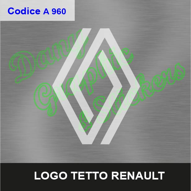 A 960 LOGO TETTO RENAULT 2021 - DANY GRAPHIC & STICKERS