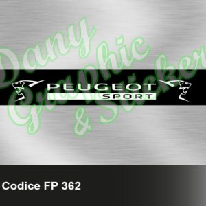 FP 362 FASCIA PARASOLE PEUGEOT SPORT