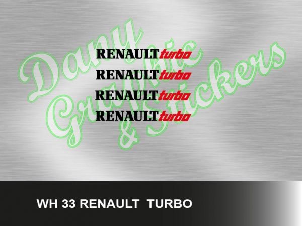 WH33 RENAULT TURBO