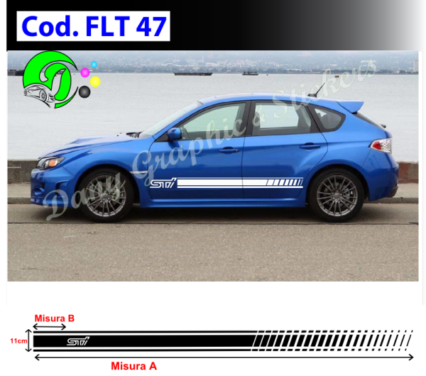 FLT 47 FASCE LATERALI SUBARU STI